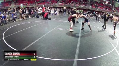 150 lbs Cons. Round 3 - Braydon Fittro, Wahoo Wrestling Club vs Maddox Gilligan, Gothenburg Jr Wrestling