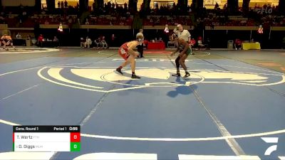 138-2A/1A Cons. Round 1 - David Diggs, Milford Mill Academy vs Tanner Wertz, Fort Hill