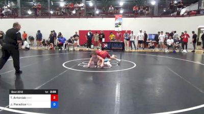 72 kg Quarterfinal - Tyler Antoniak, MWC Wrestling Academy vs Jeremy Paradice, Regional Training Center South