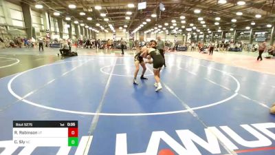 132 lbs Consi Of 16 #1 - Ryder Robinson, UT vs Charlie Sly, NC