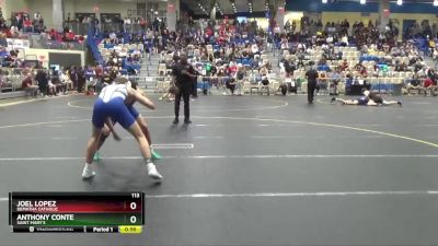 113 lbs Cons. Round 3 - Joel Lopez, DeMatha Catholic vs Anthony Conte, Saint Mary`s