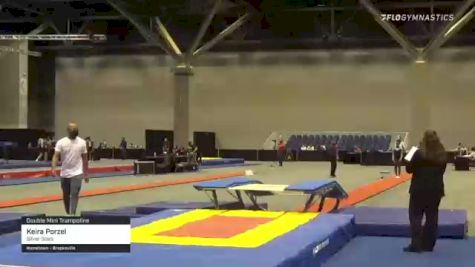 Keira Porzel - Double Mini Trampoline, Silver Stars - 2021 USA Gymnastics Championships