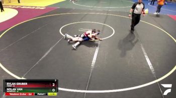 95 lbs Semis (4 Team) - Rylan Gruber, Pierz vs Nolan Van, Minneota