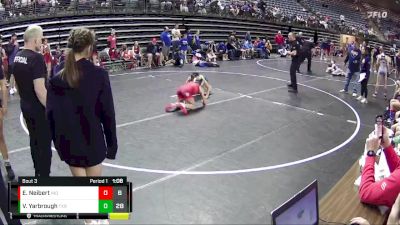 95 lbs Quarterfinals (8 Team) - Ella Neibert, Team Indiana vs Vivienne Yarbrough, Team Texas Red