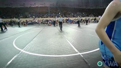 85 lbs Semifinal - Gunner Jones, Choctaw Ironman Youth Wrestling vs Dylan Bilbrey, Division Bell Wrestling