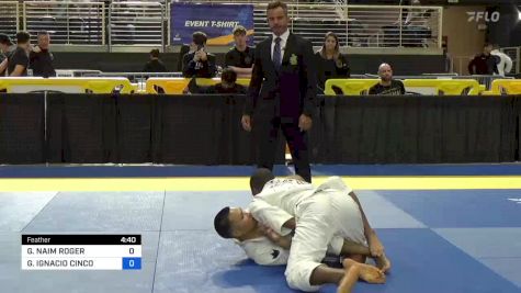 GARY NAIM ROGER vs GABERIEL IGNACIO CINCO 2024 Pan Jiu Jitsu IBJJF Championship