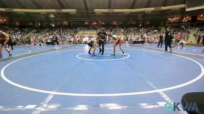 140 lbs Consi Of 16 #2 - Braedyn Millison, Verdigris Youth Wrestling vs Khamdyn Patterson, Woodland Wrestling Club