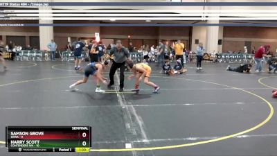 90 lbs Semis & 1st Wrestleback (8 Team) - Samson Grove, SHWA vs Harry Scott, Contenders WA