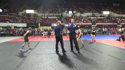 82 lbs Champ. Round 2 - Trenton York, Ruis Wrestling Academy vs Owen Starman, Fort Benton Longhorn Wrestling
