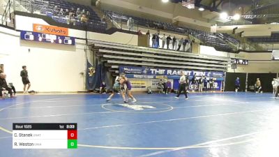 157 lbs Quarterfinal - Christian Stanek, Unattached-Iowa State vs Robert (RJ) Weston, Northern Iowa