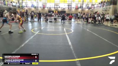 94 lbs Round 3 - Hayden Schwab, Immortal Athletics WC vs Charlie Barnhouse, Big Game Wrestling Club