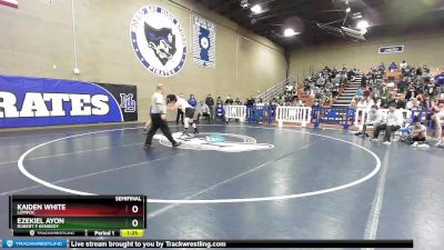 285 lbs Semifinal - Kaiden White, Lompoc vs Ezekiel Ayon, Robert F Kennedy