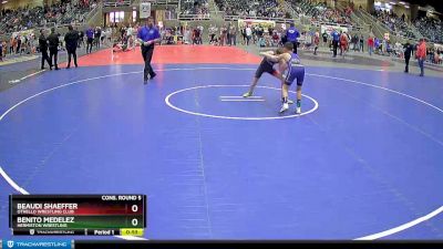 92 lbs Cons. Round 5 - Beaudi Shaeffer, Othello Wrestling Club vs Benito Medelez, Hermiston Wrestling