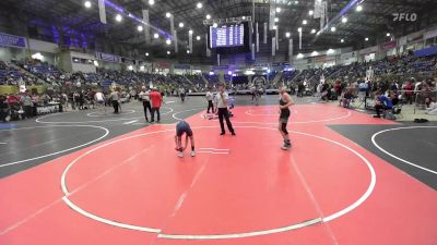 95 lbs Consi Of 8 #2 - Kayden McEvoy, Severance Middle School vs Nathaniel Perkins, Black Fox Wrestling Academy