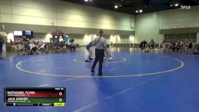 145 lbs Round 4 (16 Team) - Nathaniel Flynn, Alpha Wrestling vs Jack Shaver, Tennessee Valley