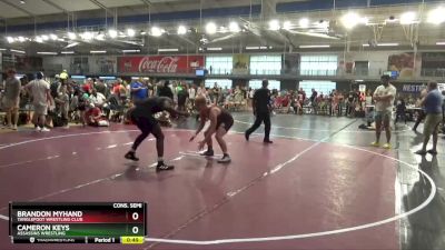 182 lbs Cons. Semi - Cameron Keys, Assassins Wrestling vs Brandon Myhand, Tanglefoot Wrestling Club