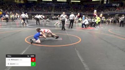 75 lbs Consi Of 16 #2 - Owen Millward, Freedom vs Dax Quinn, Erie School District