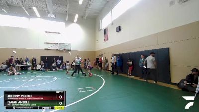 62 lbs Semifinal - Isaiah Ansell, Mat Demon Wrestling Club vs Johnny Piloto, Wrestling Rhinos Wrestling Club