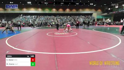 185 lbs Semifinal - Gracie Baker, Mustang Mat Club vs Maria Aiono, Khutulun