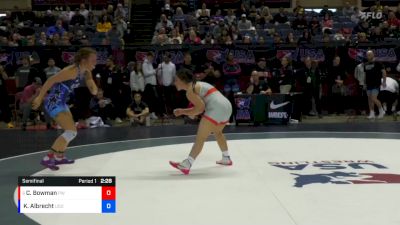 68 lbs Semifinal - Cheyenne Bowman, POUNDERS WC vs Kaylynn Albrecht, USOPTC/TMWC