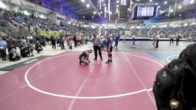 145 lbs Quarterfinal - Yaneri Caudillo, Greeley United vs Bailee Wilkins, Salida Middle School