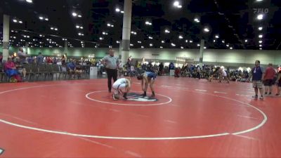 110 lbs Round 7 (8 Team) - Mia Burke, Hawkstyle MX Elite vs Khloe Nedelsky, Indiana Ice