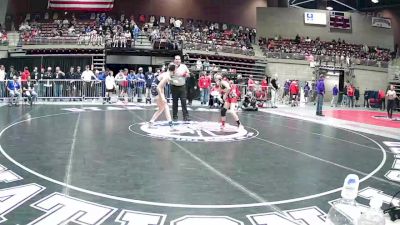 1A 106 lbs Quarterfinal - Tanner Marshall, Panguitch vs Rylen Steers, Milford