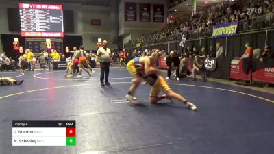 200 lbs Consy 4 - Jayce Stanton, West Allegheny vs Noah Schooley, Butler