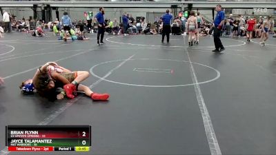 88 lbs Semis (4 Team) - Brian Flynn, U2 Upstate Uprising vs Jayce Talamantez, Mat Warriors