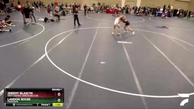 182 lbs Round 1 - Landon Rouse, Minnesota vs Jeremy Blascyk, West Central Wrestling Club