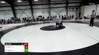 165 lbs Consi Of 8 #1 - Travis Green, Pennsylvania College Of Technology vs Sean Tansey, Williams