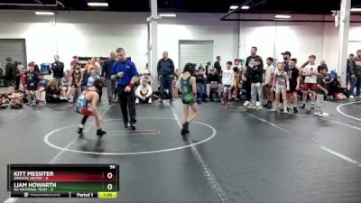 56 lbs Placement (4 Team) - Kitt Messiter, Dragon United vs Liam Howarth, NC National Team