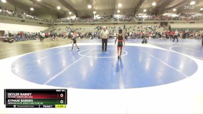 75 lbs Quarterfinal - KyMani Barnes, Eierman Elite Wrestling Club-AA vs Skyler Rainey, Victory Wrestling-AAA