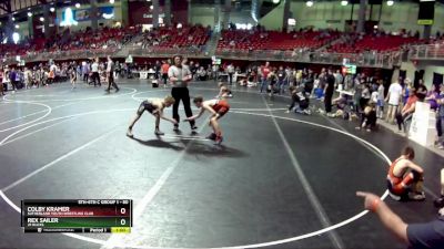 80 lbs Cons. Round 3 - Colby Kramer, Sutherland Youth Wrestling Club vs Rex Sailer, Jr Bucks