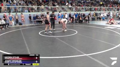 132 lbs Round 3 - Joseph Spangler, Pioneer Grappling Academy vs Hayden Styles, Pioneer Grappling Academy