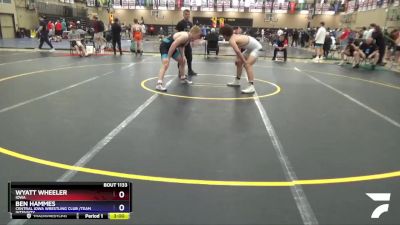 182 lbs Cons. Round 1 - Wyatt Wheeler, Iowa vs Ben Hammes, Central Iowa Wrestling Club /Team Intensity