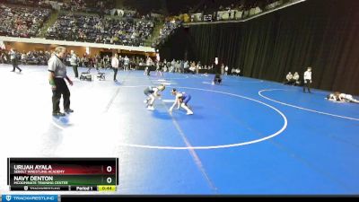 71 lbs Cons. Round 5 - Urijah Ayala, Sebolt Wrestling Academy vs Navy Denton, McDominate Training Center