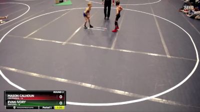 56 lbs Round 2 (4 Team) - Evan Ivory, Wayzata vs Mason Calhoun, Centennial