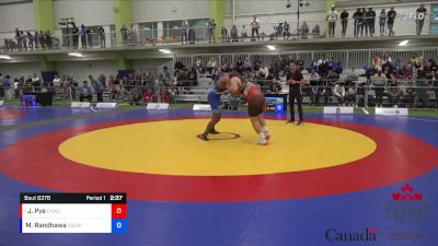 110kg 3rd Place Match - Jack Pye, Cowichan Valley WC vs Manraj Randhawa, Guru Gobind Singh WC