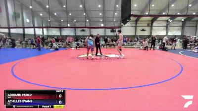 165 lbs Cons. Semi - Adriano Perez, WA vs Achilles Evans, CO