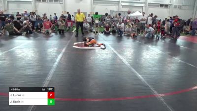 45-B lbs 5th Place - Jay Lucas, MI vs Judah Kash, OH