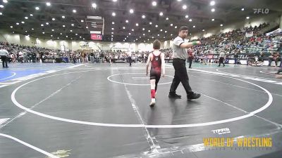 55 lbs Consi Of 16 #1 - Liam Howarth, Combat Athletics vs Paxton Tripp, Mat Sense