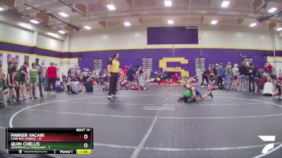 70 lbs Round 5 (6 Team) - Parker Vacari, Cane Bay Cobras vs Quin Chellis, Summerville Takedown