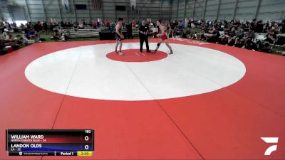 182 lbs Round 4 (6 Team) - William Ward, North Dakota Blue vs Landon Olds, LA