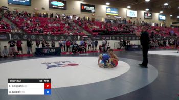 57 kg Quarters - Luke Lilledahl, Nittany Lion Wrestling Club vs Aaron Seidel, Steller Trained Wrestling