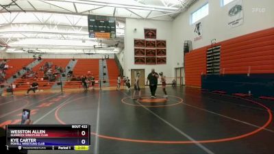 92-96 lbs Round 2 - Wesston Allen, Glenrock Wrestling Club vs Kye Carter, Powell Wrestling Club