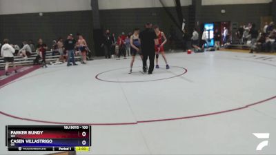 100 lbs Cons. Round 3 - Parker Bundy, WA vs Casen Villastrigo, OR