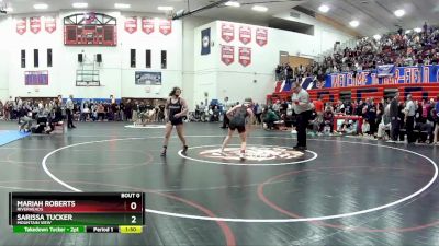 107 lbs Semifinal - Sarissa Tucker, Mountain View vs Mariah Roberts, Riverheads