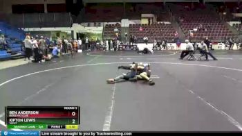 95 lbs Round 5 - Ben Anderson, Indee Mat Club vs Kipton Lewis, WAWC