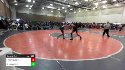 113 lbs Consi Of 16 #1 - Isaiah Rodriguez, Palm Desert vs Angel Lopez, Schurr